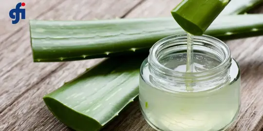 Utilizing Aloe vera Gel.
