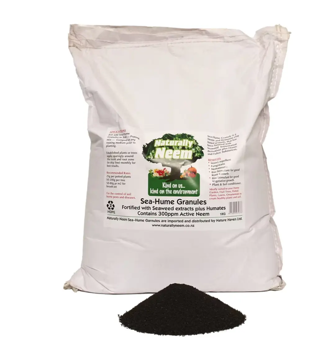 Neem Granules in a 10 kg bag.
