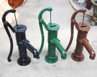 Cast_Iron_hand_pumps_garden